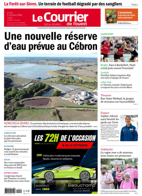 Cover of Le Courrier de l’Ouest (Deux-Sevres)