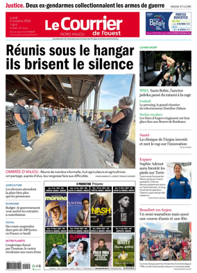 Cover of Le Courrier de l’Ouest (Nord Anjou)