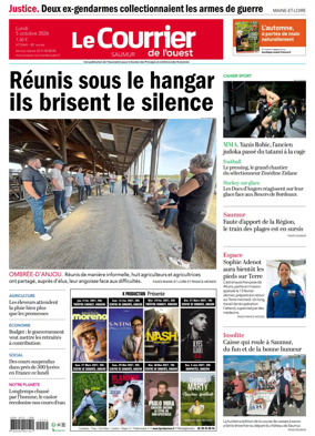 Cover of Le Courrier de l’Ouest (Saumur)