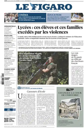 Cover of Le Figaro