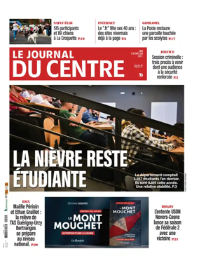 Cover of Le Journal du Centre