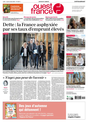 Cover of Ouest France (Chateaubriant)