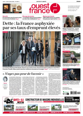 Cover of Ouest France (Dinan)