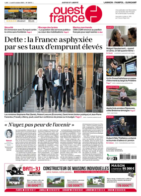 Cover of Ouest-France (Lannion / Paimpol / Guingamp)