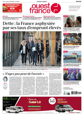 Cover of Ouest France (Manche)