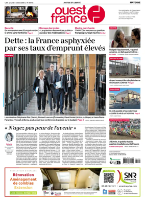Cover of Ouest France (Mayenne)