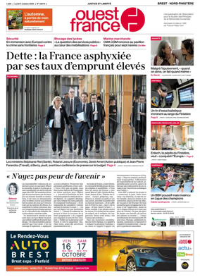 Cover of Ouest France (Nord-Finistere)