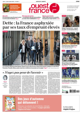 Cover of Ouest France (Orne)