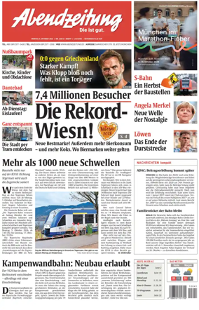 Cover of Abendzeitung Munchen