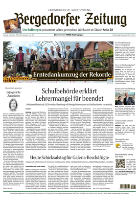 Cover of Bergedorfer Zeitung
