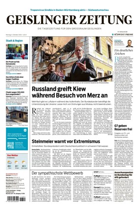 Cover of Geislinger Zeitung