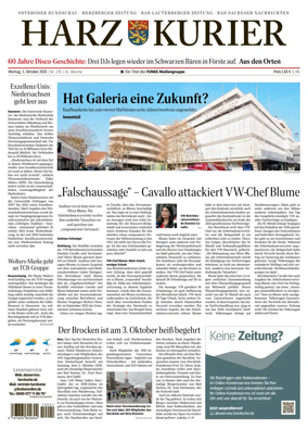 Cover of Harz Kurier