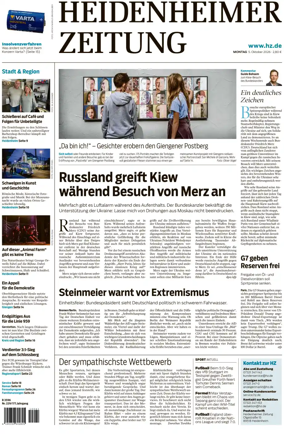 Cover of Heidenheimer Zeitung