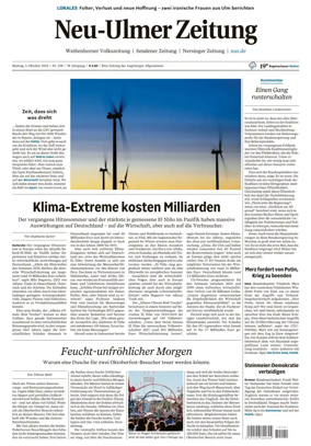 Cover of Neu-Ulmer Zeitung