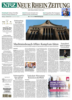 Cover of Neue Rhein Zeitung (Dinslaken)