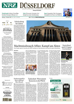 Cover of Neue Rhein Zeitung (Dusseldorf)