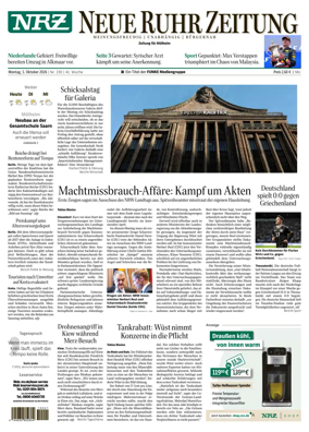 Cover of Neue Rhein Zeitung (Mulheim an der Ruhr)