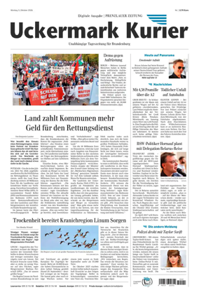 Cover of Prenzlauer Zeitung