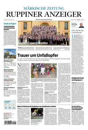 Cover of Ruppiner Anzeiger