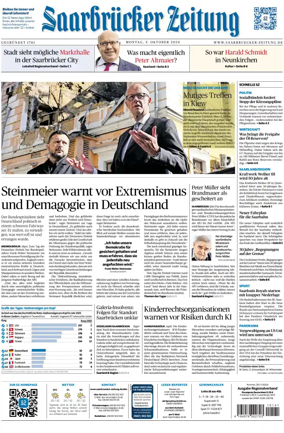 Cover of Saarbruecker Zeitung