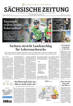 Cover of Sachsische Zeitung (Freital Dippoldiswalde & Osterzgebirge)