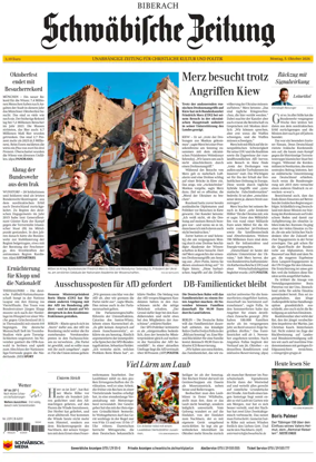 Cover of Schwabische Zeitung (Biberach)