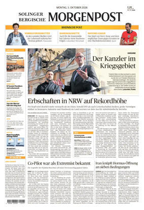 Cover of Solinger Bergische Morgenpost/Remscheid