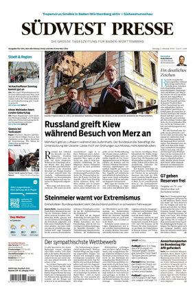 Cover of Sudwest Presse
