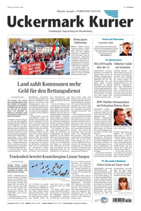 Cover of Templiner Zeitung