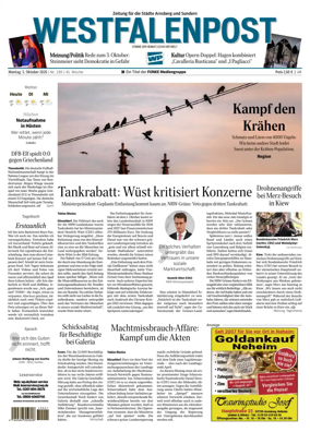 Cover of Westfalenpost (Arnsberg)