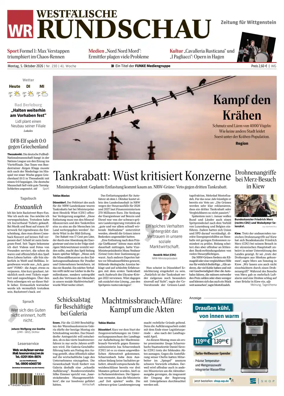 Cover of Westfalische Rundschau (Bad Berleburg Wittgenstein)