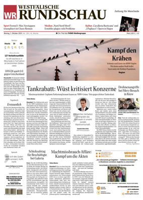 Cover of Westfalische Rundschau (Meschede)
