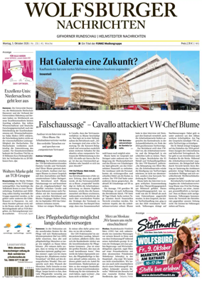 Cover of Wolfsburger Nachrichten (Wolfsburg-Gifhorn)