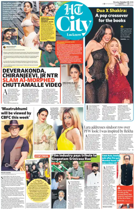 Cover of Hindustan Times (Lucknow) - Live