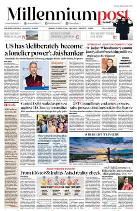 Cover of Millennium Post
