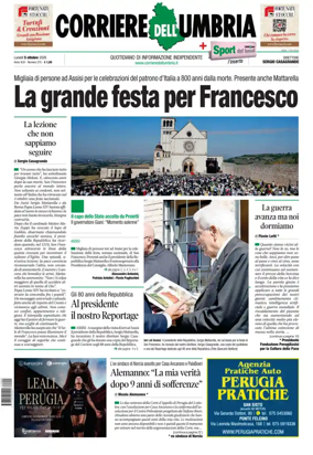 Cover of Corriere dell Umbria