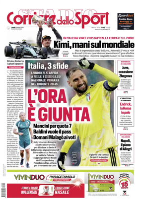 Cover of Corriere dello Sport