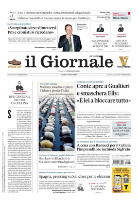 Cover of Il Giornale (Italy)