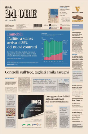 Cover of Il Sole 24 Ore