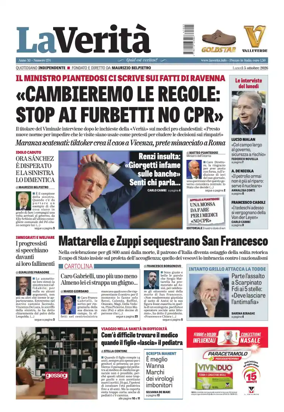 Cover of La Verita (Italia)