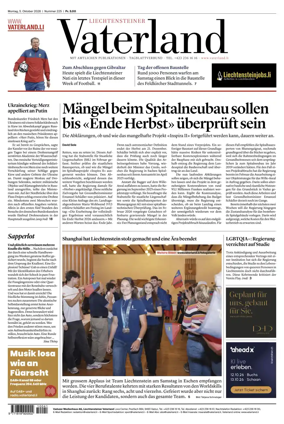 Cover of Liechtensteiner Vaterland