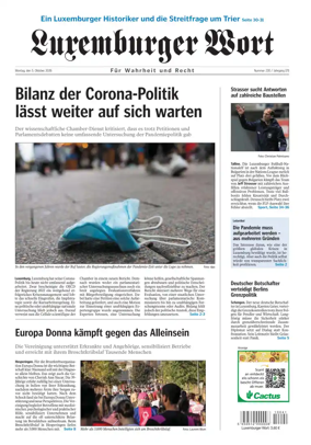 Cover of Luxemburger Wort
