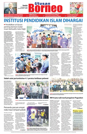 Cover of Utusan Borneo (Sabah)