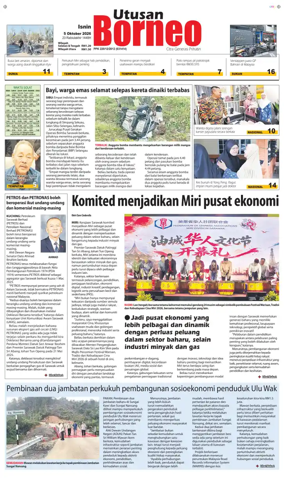Cover of Utusan Borneo (Sarawak)