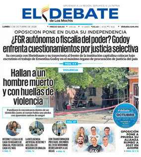 Cover of El Debate de Los Mochis