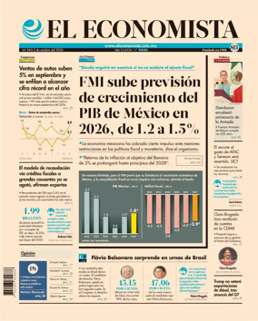 Cover of El Economista (Mexico)