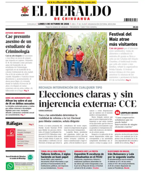 Cover of El Heraldo de Chihuahua