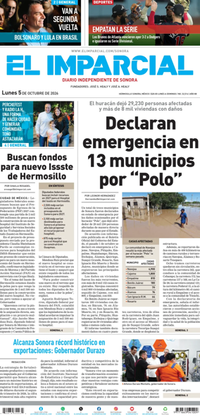 Cover of El Imparcial