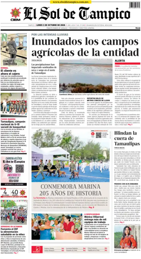 Cover of El Sol de Tampico