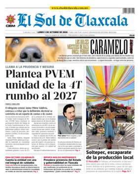 Cover of El Sol de Tlaxcala